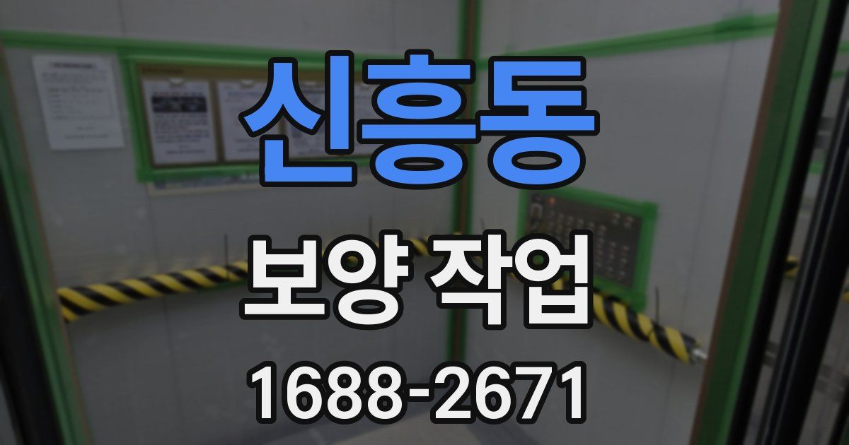 신흥동 보양 작업