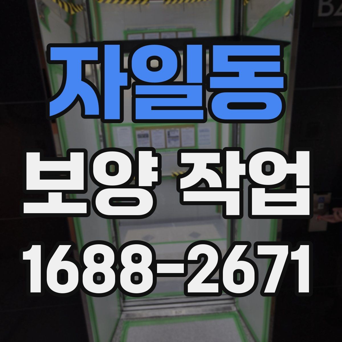 자일동 보양 작업 견적 차이를 만드는 요소
