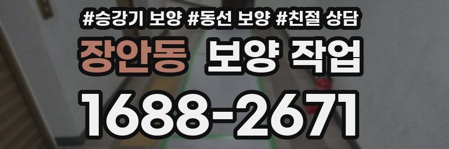 장안동 보양 작업