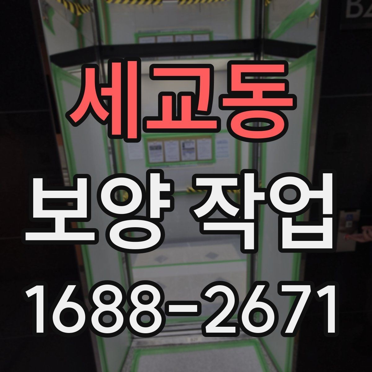 세교동 보양 작업 후 재점검이 필요한 이유
