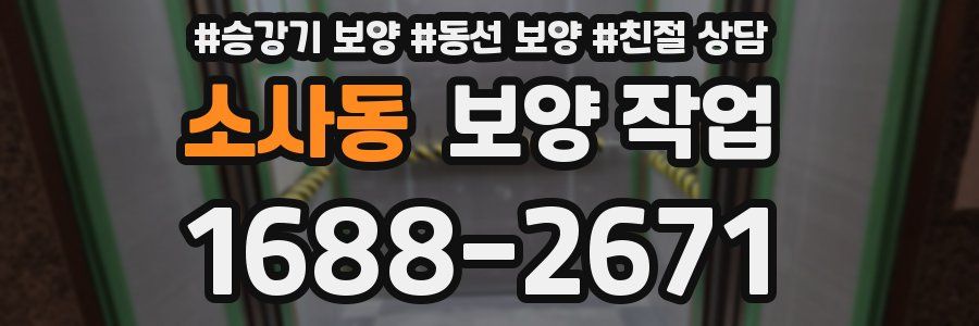소사동 보양 작업
