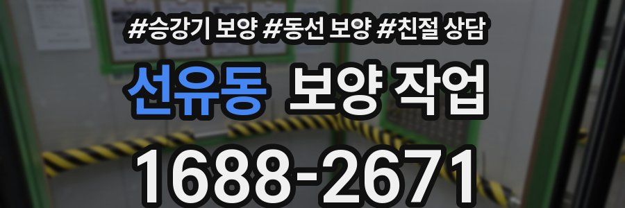 선유동 보양 작업