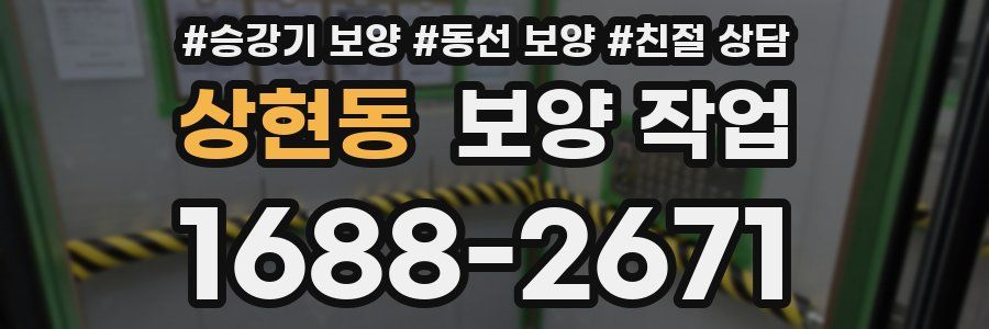 상현동 보양 작업