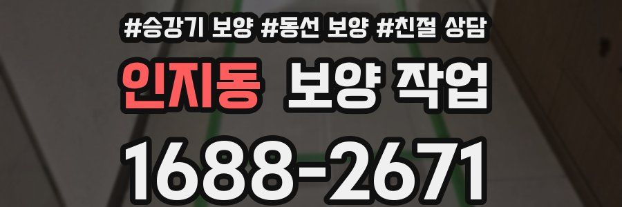 인지동 보양 작업
