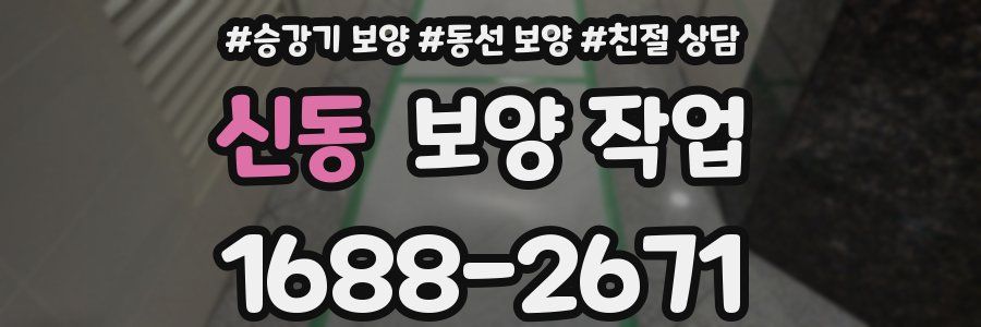 신동 보양 작업