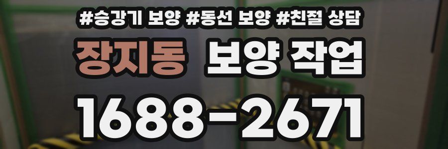 장지동 보양 작업