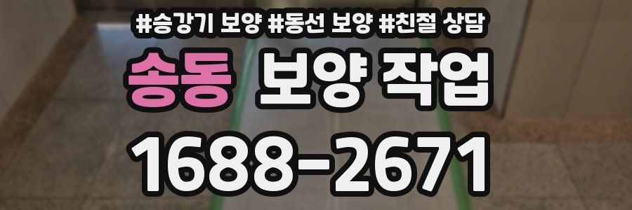 송동 보양 작업