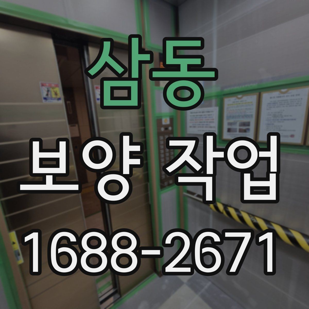 삼동 보양 작업 선택 시 참고할 실무 팁