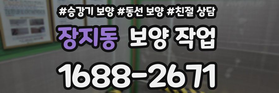 장지동 보양 작업