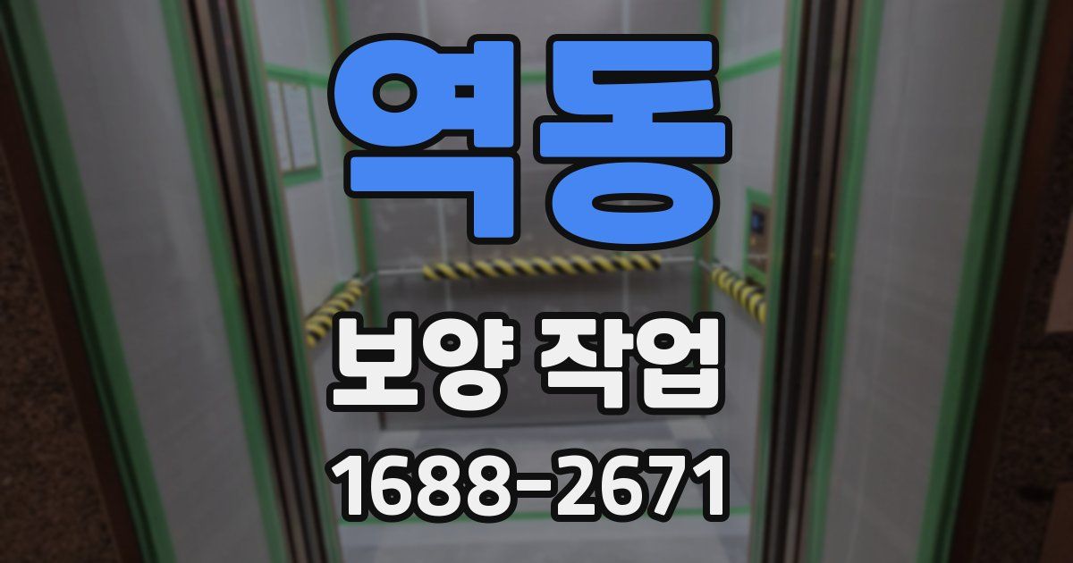 역동 보양 작업