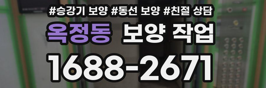 옥정동 보양 작업