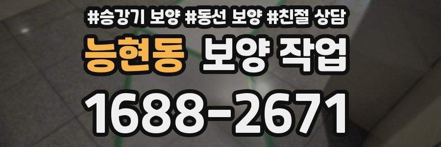 능현동 보양 작업