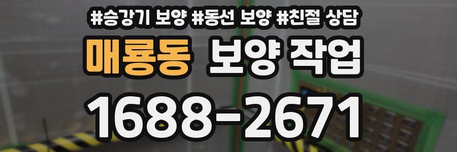 매룡동 보양 작업