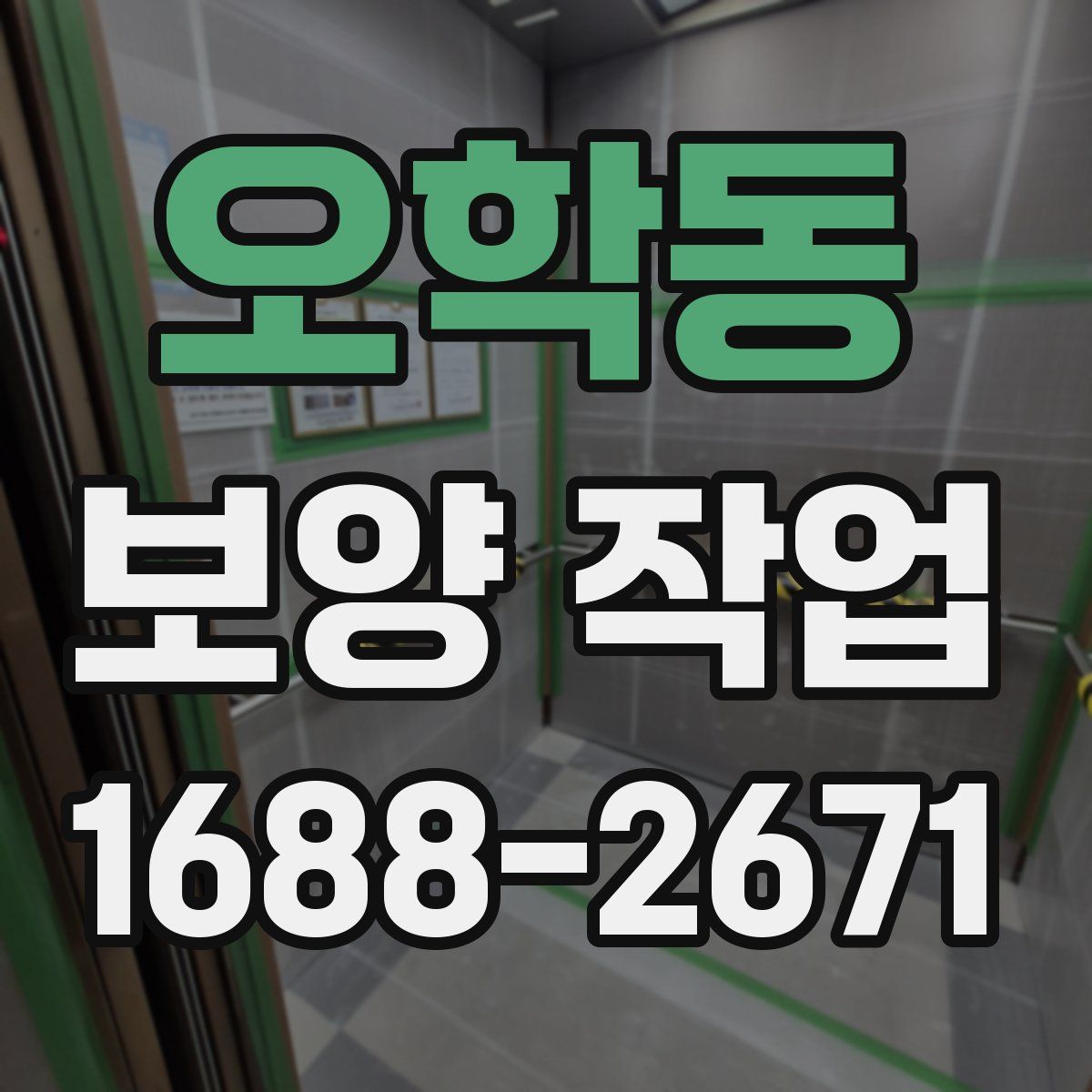 오학동 보양 작업