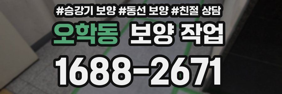 오학동 보양 작업