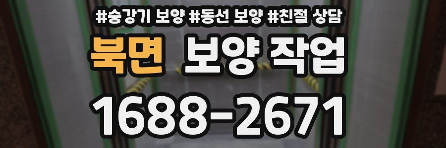 북면 보양 작업