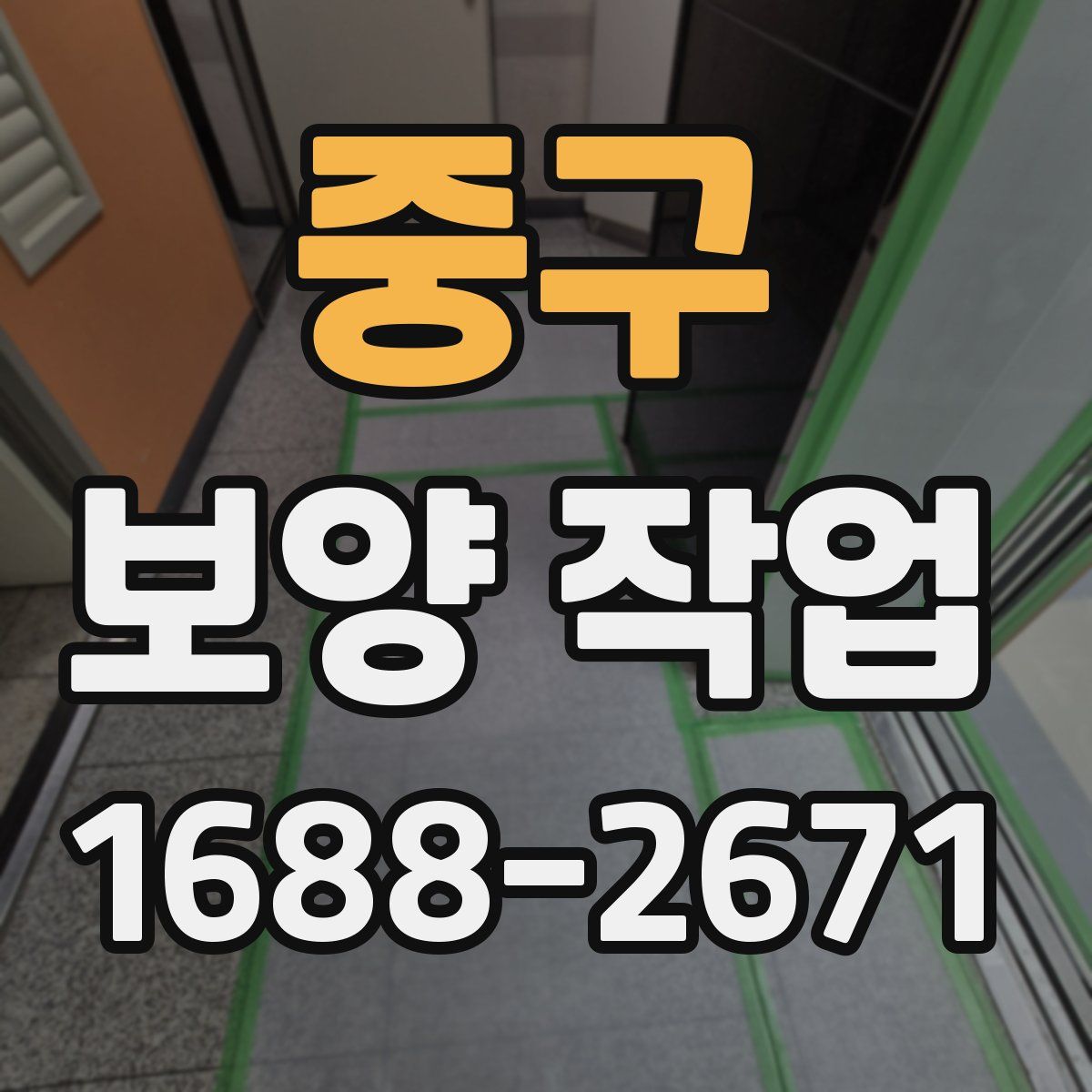 중구 보양 작업
