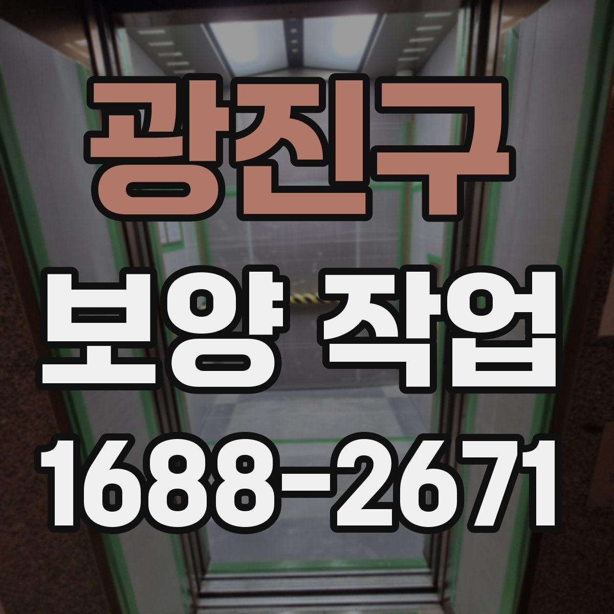 광진구 보양 작업