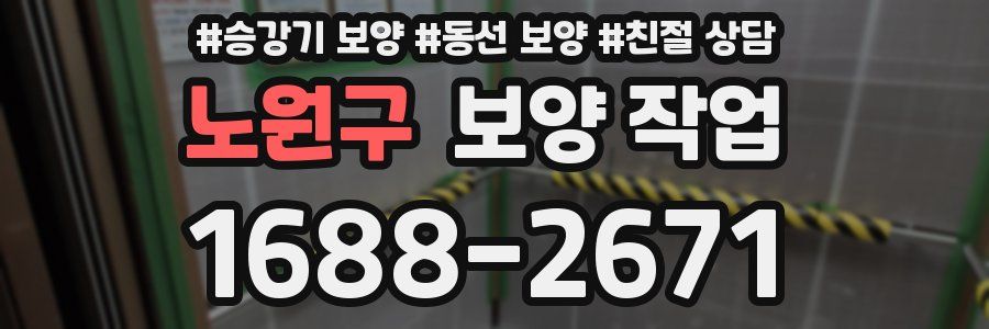 노원구 보양 작업