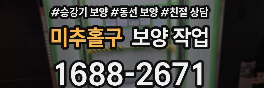 미추홀구 보양 작업