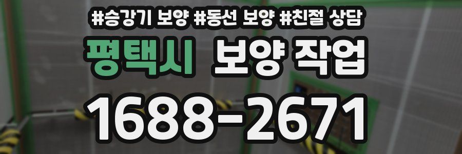 평택시 보양 작업