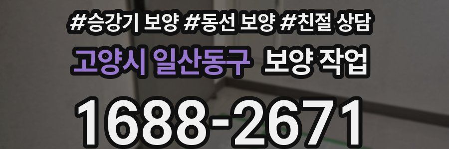 고양시 일산동구 보양 작업