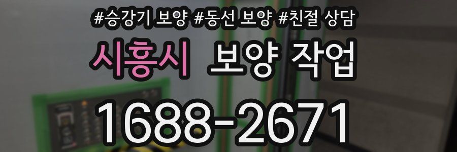 시흥시 보양 작업
