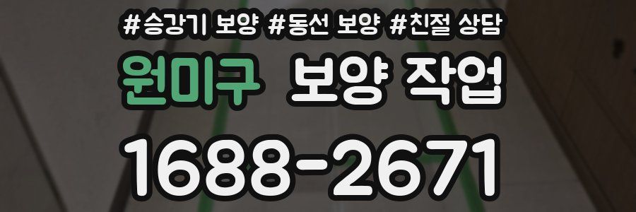 원미구 보양 작업
