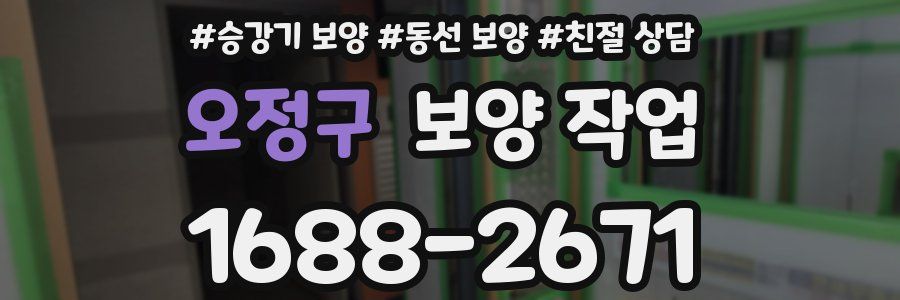 오정구 보양 작업