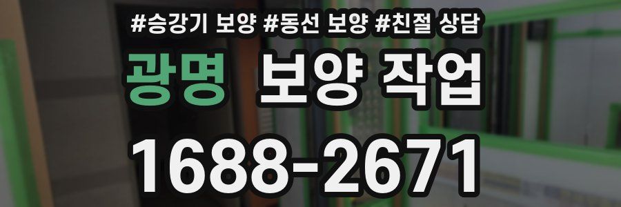 광명 보양 작업