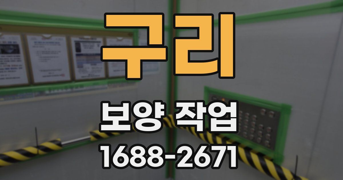구리 보양 작업