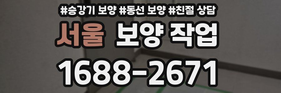 서울 보양 작업