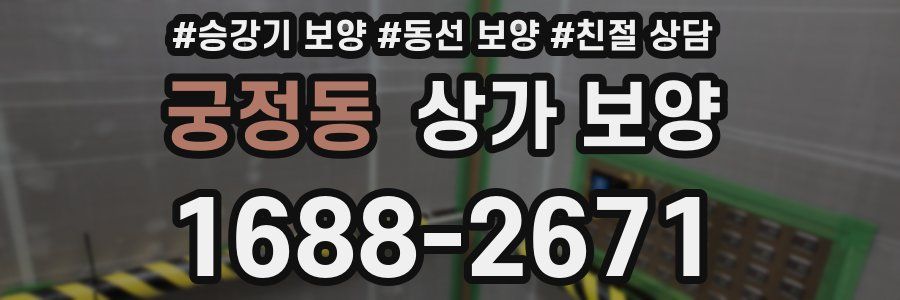 궁정동 상가 보양