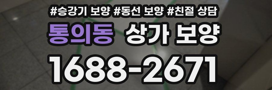 통의동 상가 보양
