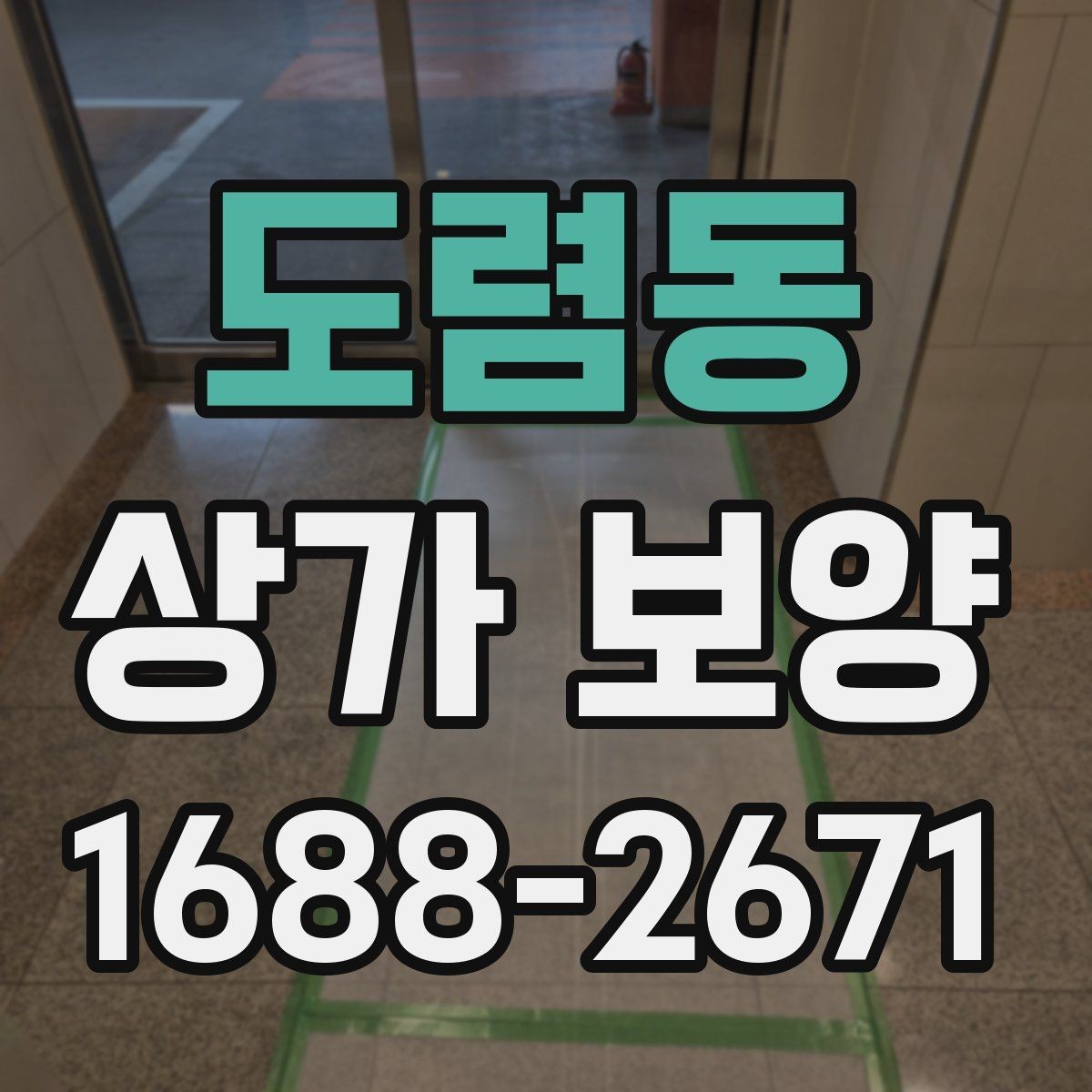 도렴동 상가 보양 공사에서 보호 구역을 나누는 방법