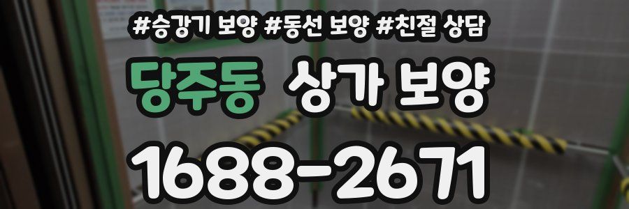 당주동 상가 보양