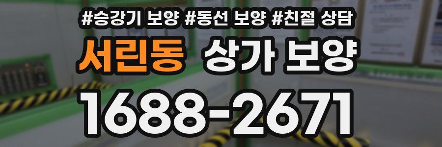 서린동 상가 보양