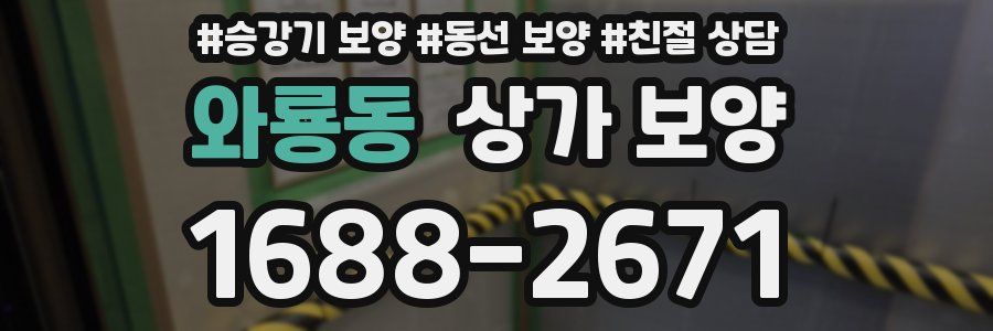와룡동 상가 보양