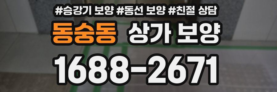 동숭동 상가 보양
