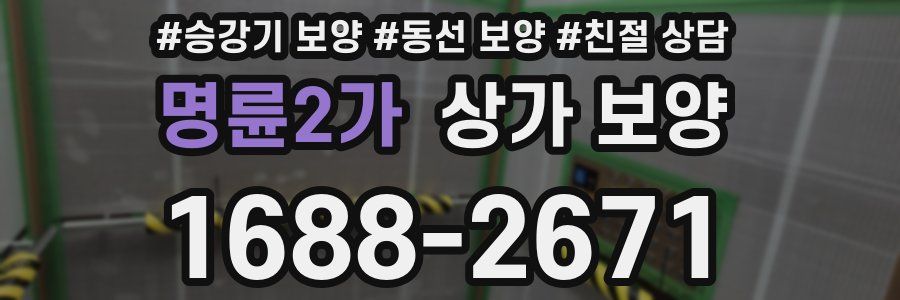 명륜2가 상가 보양