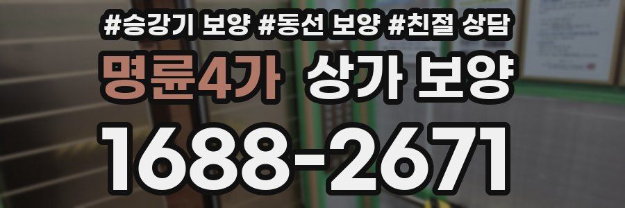 명륜4가 상가 보양