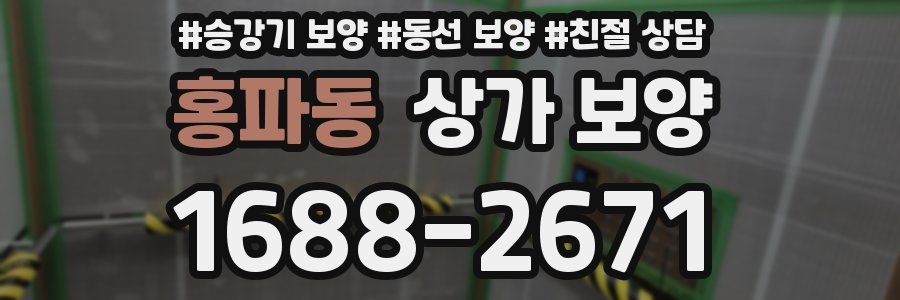 홍파동 상가 보양