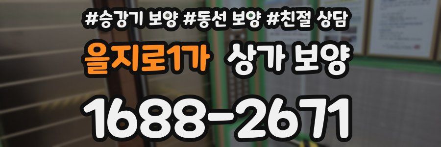 을지로1가 상가 보양