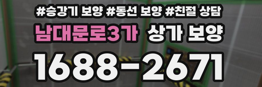 남대문로3가 상가 보양
