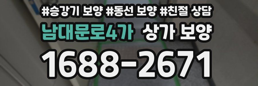 남대문로4가 상가 보양