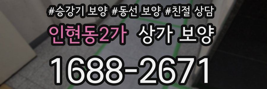 인현동2가 상가 보양