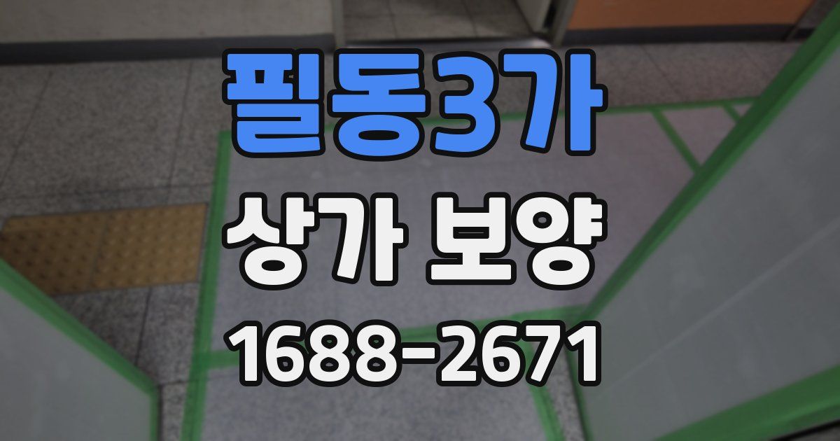 필동3가 상가 보양