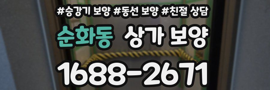 순화동 상가 보양