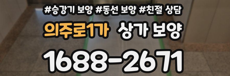 의주로1가 상가 보양