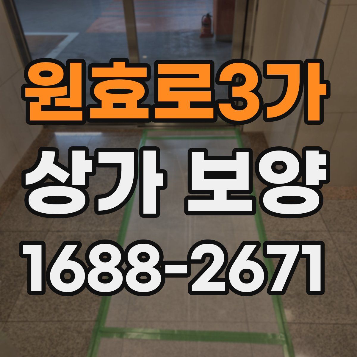 원효로3가 상가 보양